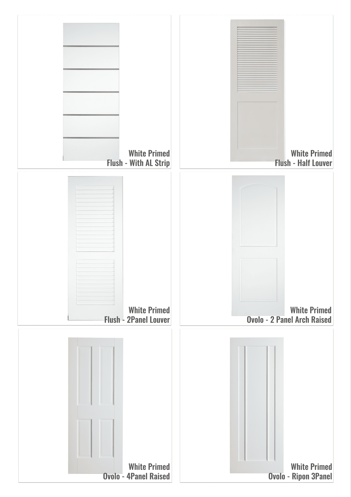室内门 01 白底漆