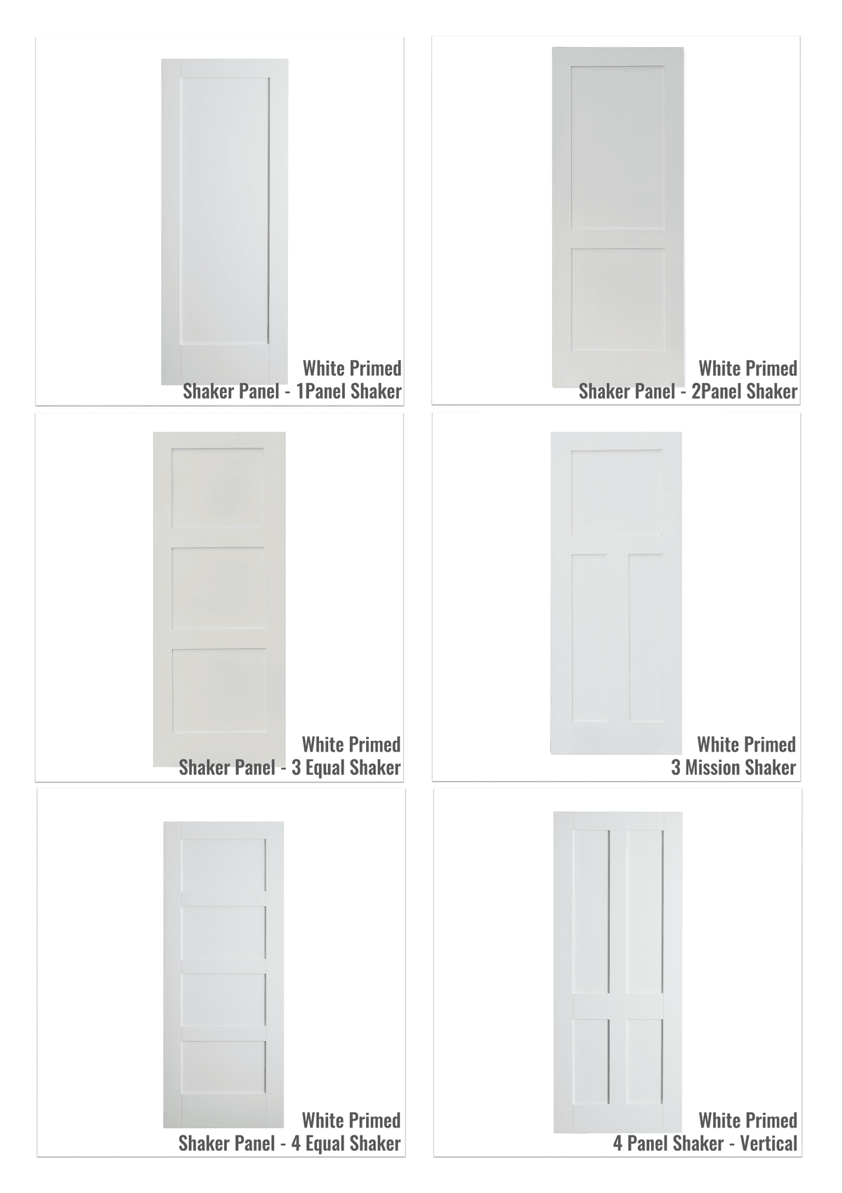 室内门 01 白底漆门 06