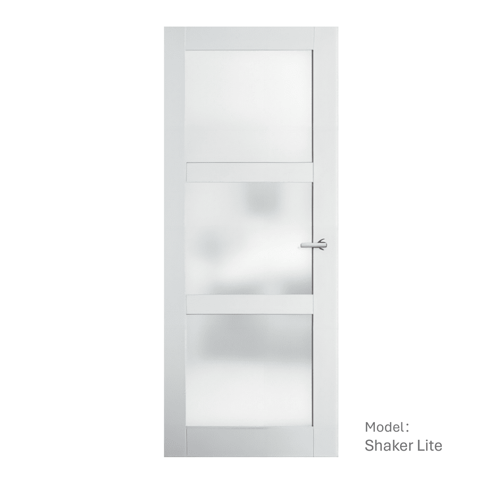 Porte amorcée blanche