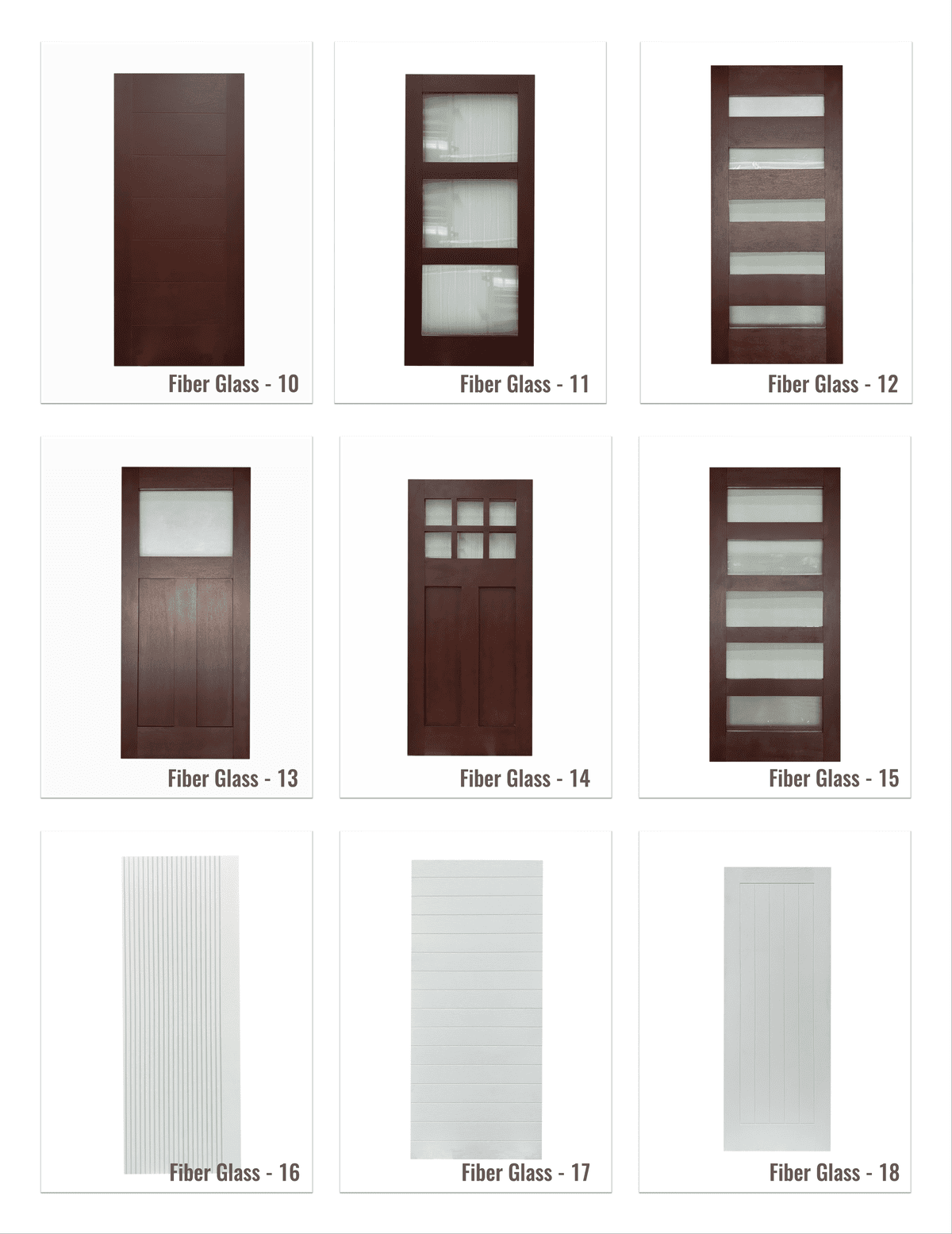 Ext&eacute;rieur - Fibre Glass 